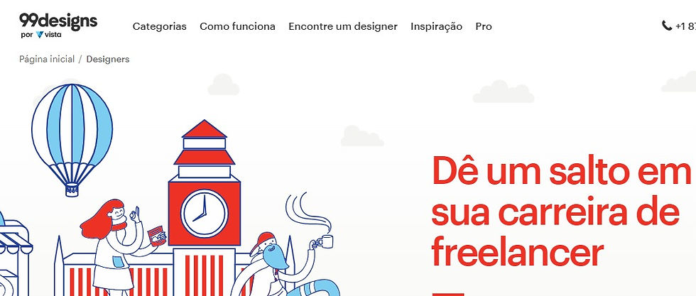 Para desgners freelancer 99designs